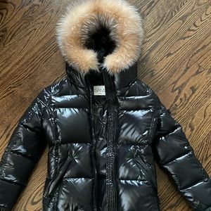 SAM Girls Fur Trimmed Coat. Like NEW. Size 10.